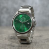 Classic Chronograph Wooden Watch Ebony Green Limited Edition - Afbeelding 7