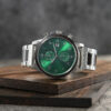 Classic Chronograph Wooden Watch Ebony Green Limited Edition - Afbeelding 4